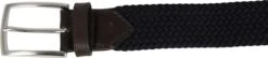 Profuomo Geweven Riem Donkerblauw -Kleding Kortingswinkel 67697 3 1