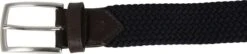 Profuomo Geweven Riem Donkerblauw -Kleding Kortingswinkel 67697 3