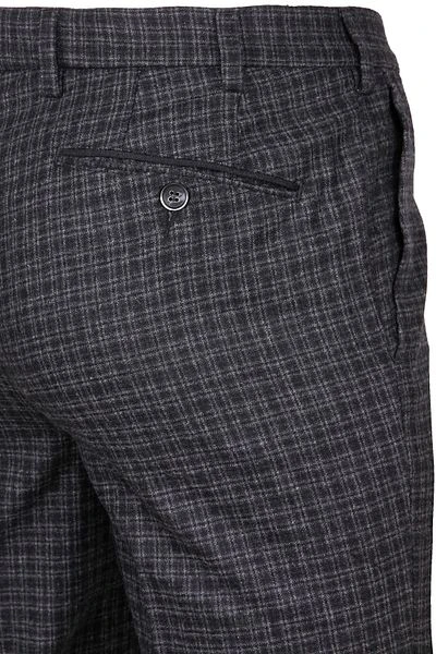 Suitable Pantalon Milano Wol Blend Ruit Antraciet 4 Suitable Pantalon Milano Wol Blend Ruit Antraciet - Afbeelding 2