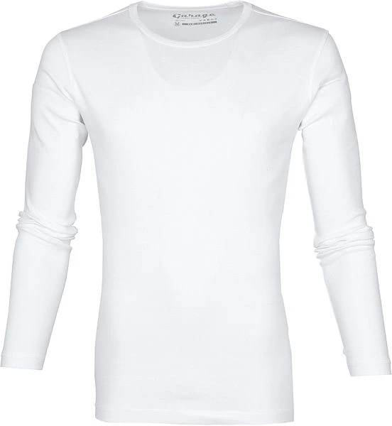 Garage Basic T-shirt Longsleeve Wit 3 Garage Basic T-shirt Longsleeve Wit