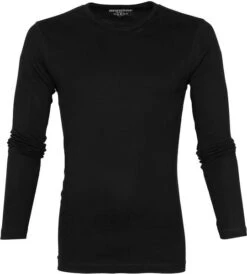 Garage Basic T-shirt Longsleeve Zwart -Kleding Kortingswinkel 67806 1 1