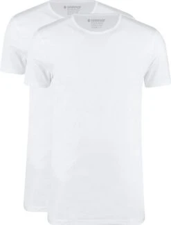 Garage 2-Pack Basic T-shirt Bio Wit -Kleding Kortingswinkel 67817 3 1