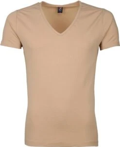 Suitable T-shirt Beige Diepe V Hals Vitaru Stretch 2-Pack 10 Suitable T-shirt Beige Diepe V Hals Vitaru Stretch 2-Pack -Kleding Kortingswinkel 67852 2