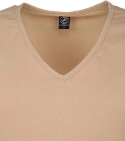 Suitable T-shirt Beige Diepe V Hals Vitaru Stretch 2-Pack 11 Suitable T-shirt Beige Diepe V Hals Vitaru Stretch 2-Pack -Kleding Kortingswinkel 67852 3