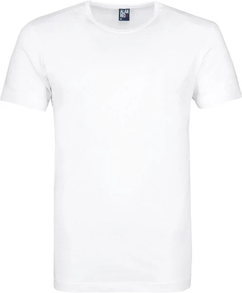 Alan Red Giftbox Derby O-Hals T-shirts Wit (5Pack) 8 Alan Red Giftbox Derby O-Hals T-shirts Wit (5Pack) - Afbeelding 6