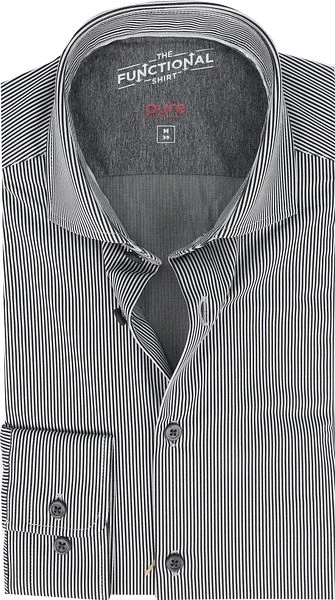 Pure Functional Overhemd Strepen Zwart 4 Pure Functional Overhemd Strepen Zwart - Afbeelding 2
