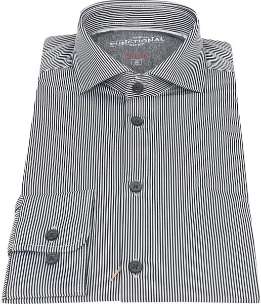 Pure Functional Overhemd Strepen Zwart 6 Pure Functional Overhemd Strepen Zwart - Afbeelding 4