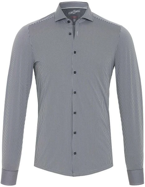 Pure Functional Overhemd Strepen Zwart 7 Pure Functional Overhemd Strepen Zwart - Afbeelding 5
