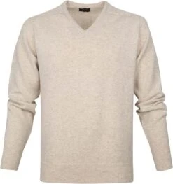 William Lockie V-Hals Lamswol Beige 12 William Lockie V-Hals Lamswol Beige -Kleding Kortingswinkel 68246 1 1