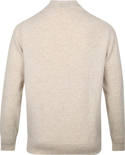 William Lockie V-Hals Lamswol Beige 6 William Lockie V-Hals Lamswol Beige - Afbeelding 4