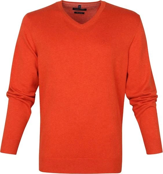 Casa Moda Pullover V Oranje 7 Casa Moda Pullover V Oranje - Afbeelding 5