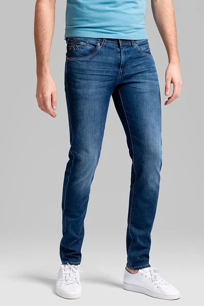 Vanguard V850 Rider Jeans Stretch Denim Blauw 8 Vanguard V850 Rider Jeans Stretch Denim Blauw - Afbeelding 6