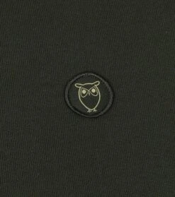 KnowledgeCotton Apparel Elm Trui Donkergroen -Kleding Kortingswinkel 68565 3