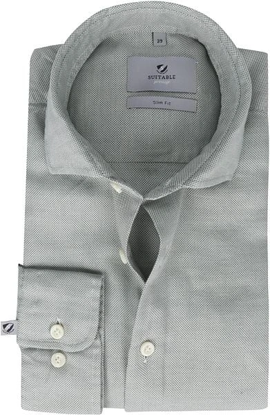 Suitable Prestige Overhemd Funi Groen 6 Suitable Prestige Overhemd Funi Groen - Afbeelding 4