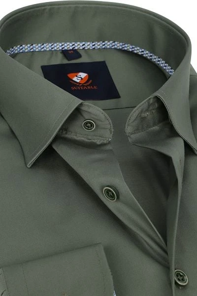 Suitable Overhemd 227-7 Groen 7 Suitable Overhemd 227-7 Groen - Afbeelding 5