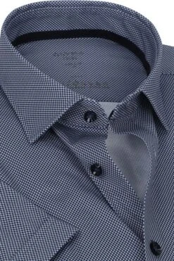OLYMP KM Overhemd Luxor 24/Seven MF Marine Blauw -Kleding Kortingswinkel 69126 2 1