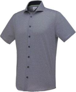 Blue Industry KM Overhemd Strepen Blauw -Kleding Kortingswinkel 69131 4