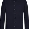 Profuomo Overhemd Garment Dyed Donkerblauw 2 Profuomo Overhemd Garment Dyed Donkerblauw -Kleding Kortingswinkel 69368 4
