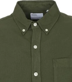 Colorful Standard Overhemd Zeewier Groen 9 Colorful Standard Overhemd Zeewier Groen -Kleding Kortingswinkel 69492 2