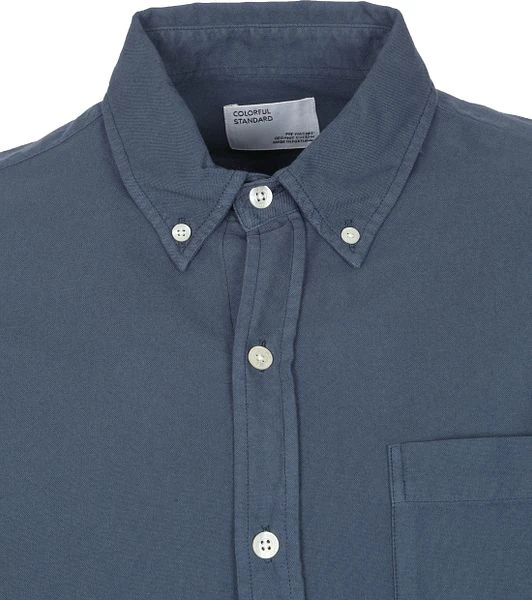 Colorful Standard Overhemd Petrol Blauw 4 Colorful Standard Overhemd Petrol Blauw - Afbeelding 2
