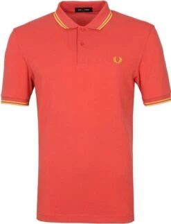 Fred Perry Polo M3600 Zomer Rood 13 Fred Perry Polo M3600 Zomer Rood -Kleding Kortingswinkel 69537 1 1