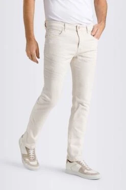 MAC Jeans Arne Pipe Denim Ecru -Kleding Kortingswinkel 69817 9