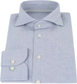 Profuomo Overhemd Recycled Cotton Blauw 10 Profuomo Overhemd Recycled Cotton Blauw -Kleding Kortingswinkel 69978 3
