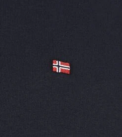 Napapijri Balis Crew Sweater Donkerblauw -Kleding Kortingswinkel 70204 3