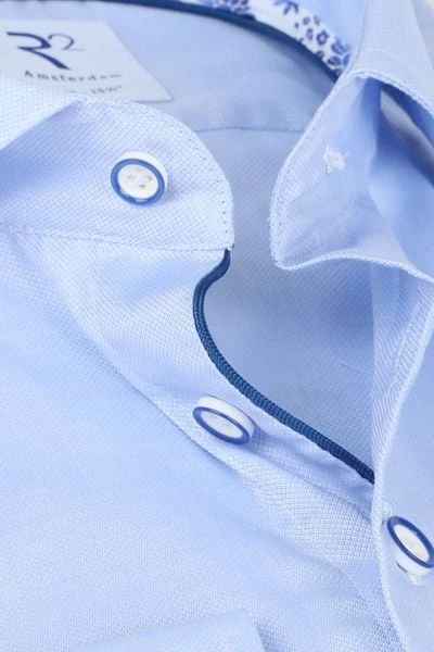 R2 Overhemd Extra Long Sleeve Blauw 7 R2 Overhemd Extra Long Sleeve Blauw - Afbeelding 5