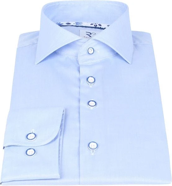 R2 Overhemd Extra Long Sleeve Blauw 8 R2 Overhemd Extra Long Sleeve Blauw - Afbeelding 6