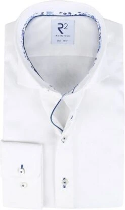 R2 Overhemd Extra Long Sleeve Wit -Kleding Kortingswinkel 70212 1 1
