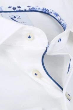 R2 Overhemd Extra Long Sleeve Wit -Kleding Kortingswinkel 70212 2 1