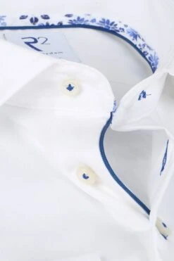 R2 Overhemd Extra Long Sleeve Wit -Kleding Kortingswinkel 70212 2