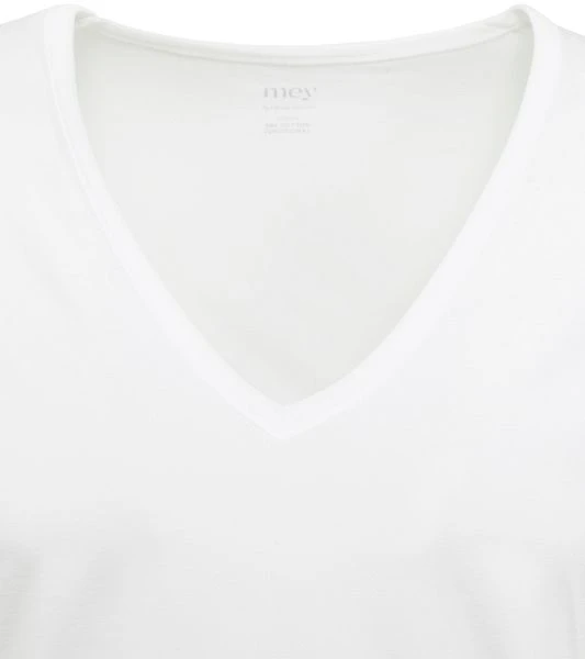 Mey Dry Cotton V-hals T-shirt Wit 4 Mey Dry Cotton V-hals T-shirt Wit - Afbeelding 2
