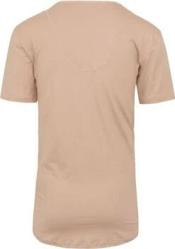 Mey Dry Cotton V-hals T-shirt Beige -Kleding Kortingswinkel 70288 11