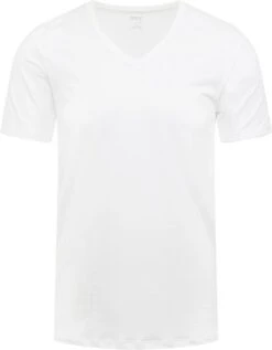 Mey V-hals Dry Cotton T-shirt Wit