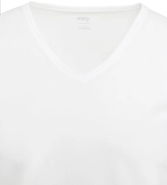 Mey V-hals Dry Cotton T-shirt Wit 4 Mey V-hals Dry Cotton T-shirt Wit - Afbeelding 2