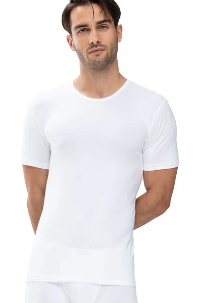 Mey O-hals Dry Cotton T-shirt Wit 7 Mey O-hals Dry Cotton T-shirt Wit - Afbeelding 5