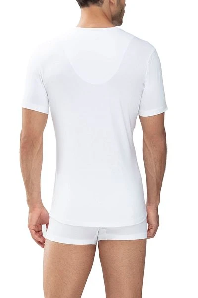 Mey O-hals Dry Cotton T-shirt Wit 8 Mey O-hals Dry Cotton T-shirt Wit - Afbeelding 6
