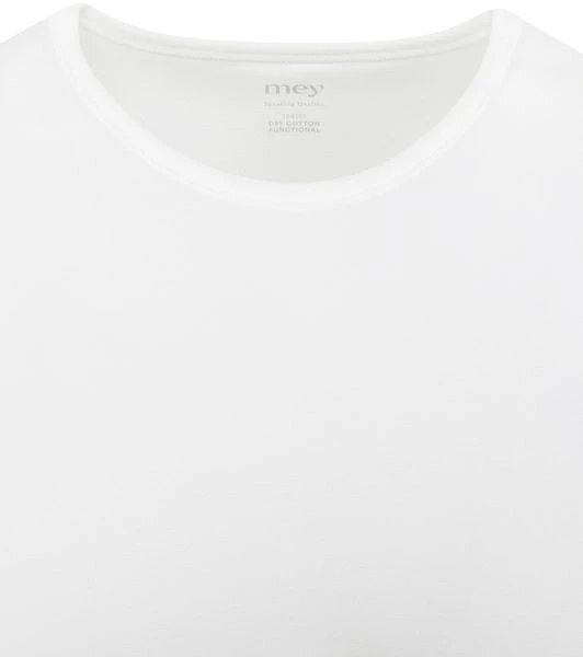 Mey O-hals Dry Cotton T-shirt Wit 4 Mey O-hals Dry Cotton T-shirt Wit - Afbeelding 2