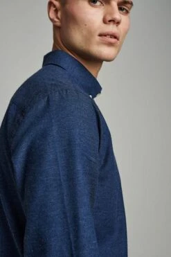 AnerkjendtÂ Overhemd Akkonrad Donkerblauw -Kleding Kortingswinkel 70318 6