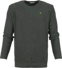 KnowledgeCotton Apparel Trui Field Donkergroen -Kleding Kortingswinkel 70349 6 1
