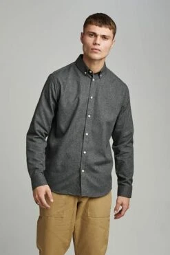 AnerkjendtÂ Overhemd Akkonrad Grijs -Kleding Kortingswinkel 70432 4