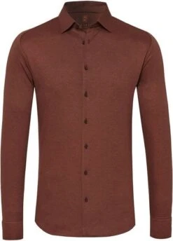Desoto Overhemd Strijkvrij MK Bruin -Kleding Kortingswinkel 70458 1 1