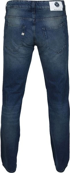 MUD Jeans Denim Regular Dunn Indigo Blauw 6 MUD Jeans Denim Regular Dunn Indigo Blauw - Afbeelding 4