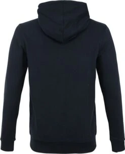 KnowledgeCotton Apparel Elm Hoodie Donkerblauw -Kleding Kortingswinkel 70537 4