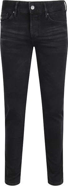 Cast Iron Riser Slim Jeans Washed Denim Zwart