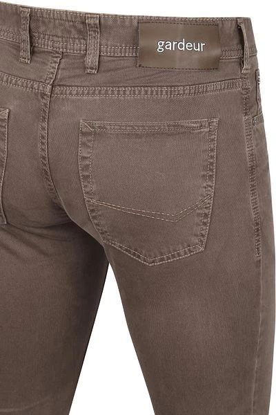 Gardeur Sandro Jeans Bruin 4 Gardeur Sandro Jeans Bruin - Afbeelding 2