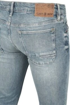 Cast Iron Riser Jeans Blauw -Kleding Kortingswinkel 70686 3