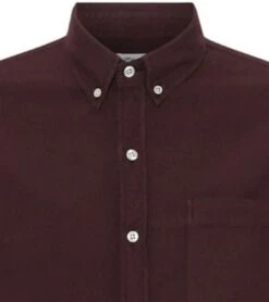 Colorful Standard Overhemd Bordeaux 9 Colorful Standard Overhemd Bordeaux -Kleding Kortingswinkel 70885 2 1